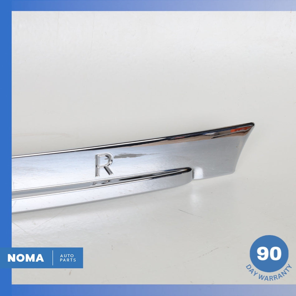 07-11 Jaguar X150 XKR XK Trunk Boot Lid Molding Cover Chrome 6W8313550AF OEM