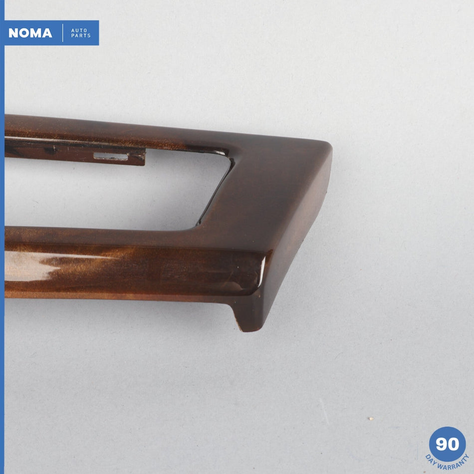 06-08 BMW 328 E90 E91 Front Left Driver Side Dash Dashboard Trim Cover Wood OEM