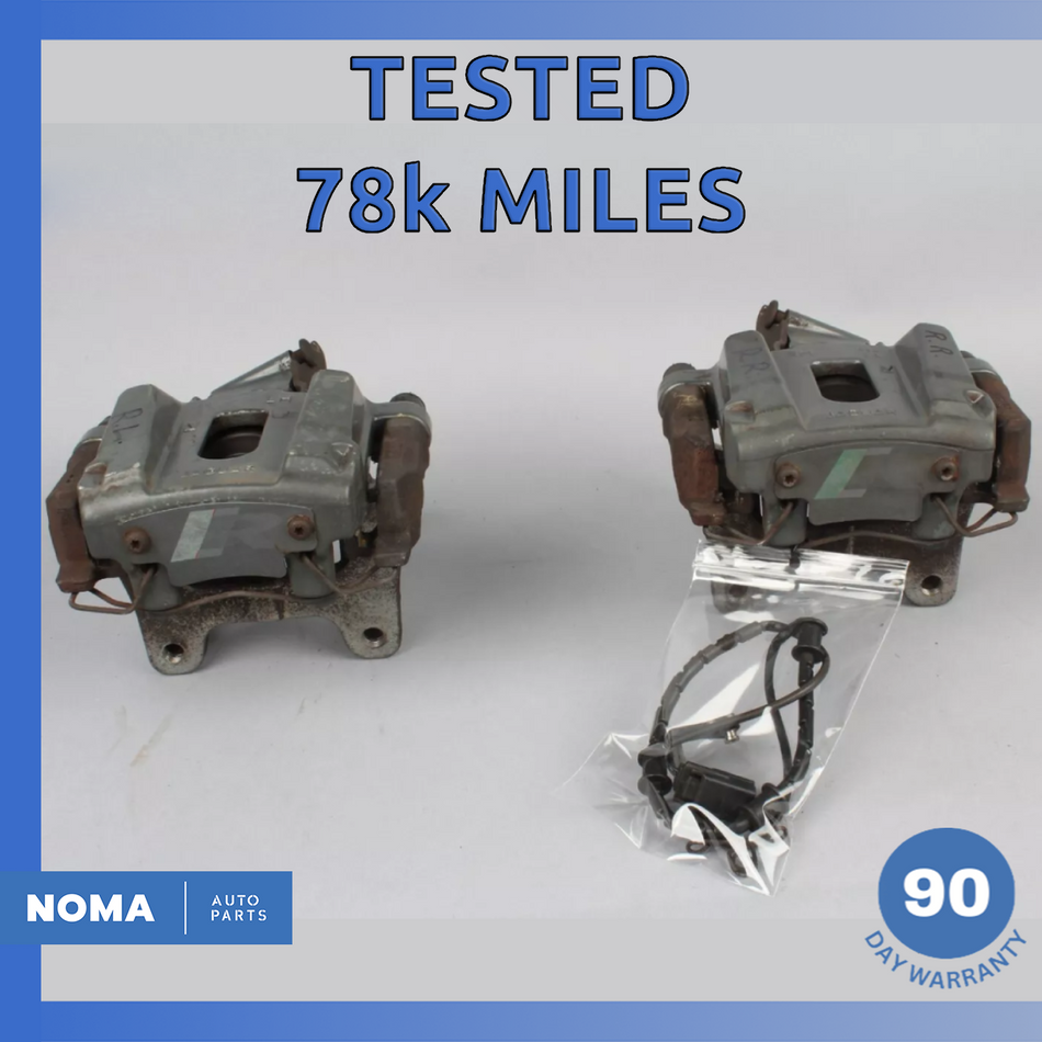 10-19 Jaguar X150 XKR 5.0L S/C Rear Left & Right Brake Caliper Set of 2 Grey OEM