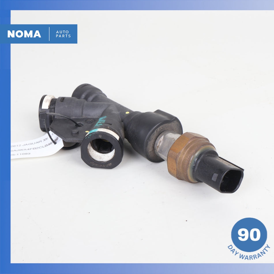 2012 Jaguar X150 XK Fuel Gas Gasoline Pressure Sensor w/ Manifold OEM
