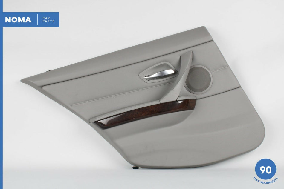 06-08 BMW 335i E90 Sedan Rear Left Driver Side Interior Door Panel Trim OEM