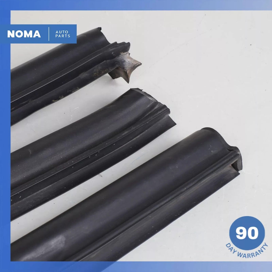 89-96 Jaguar XJS Convertible Top Roof Left Side Outside Molding Seal Set OEM