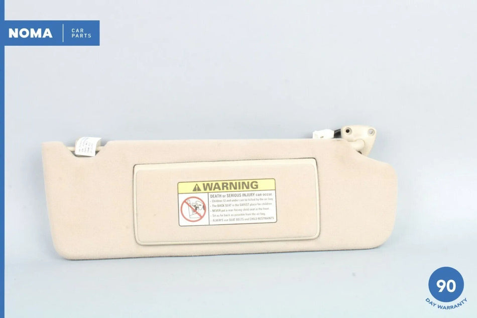 98-03 Jaguar X308 XJ8 XJR VDP Right Passenger Side Sun Visor Shade Beige OEM