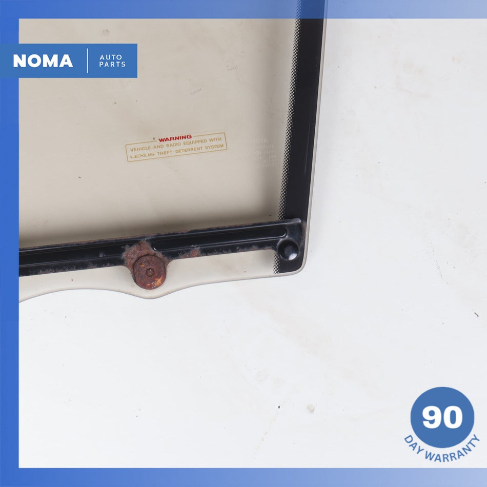90-94 Lexus UCF10 LS400 Front Left Driver Side Door Window Glass 68102-50012 OEM