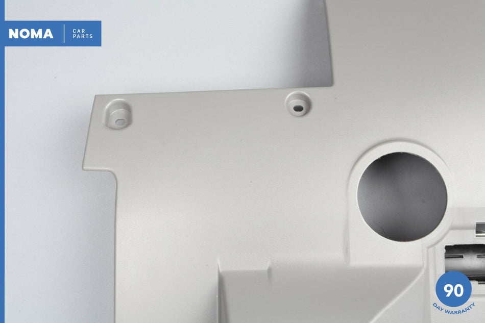 04-10 BMW 535i 535xi E60 Front Left Side Under Dash I Knee Panel Trim Gray OEM