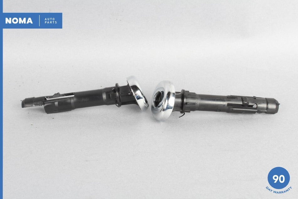 04-19 Jaguar XJ XJ8 XJL X350 X351 Front Left & Right Seat Headrest Guide Set OEM