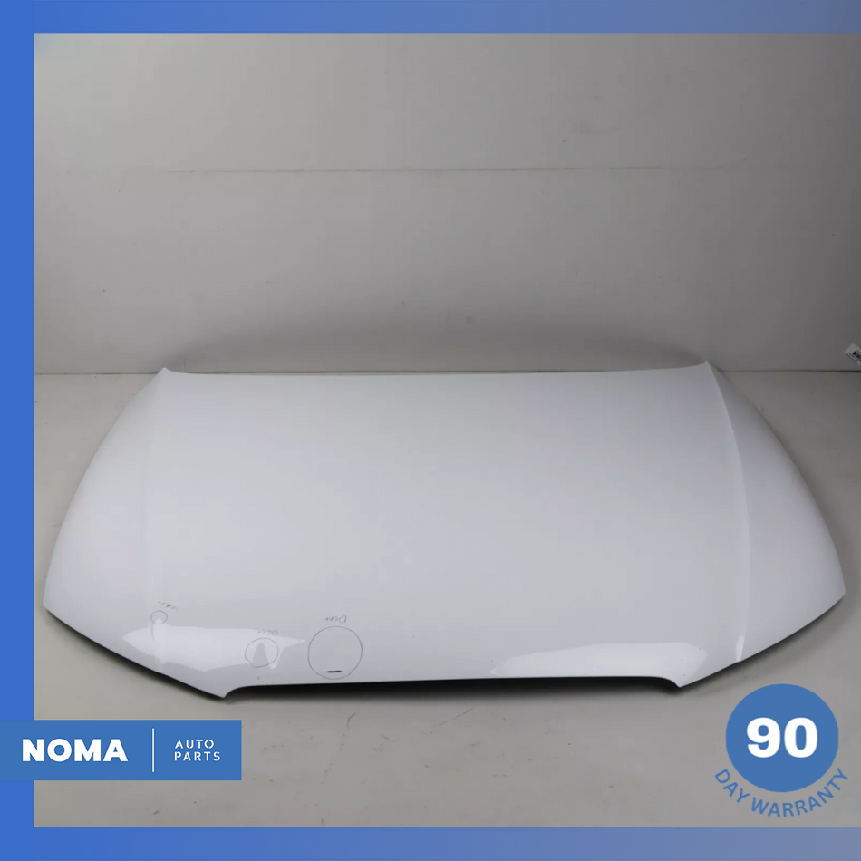 09-12 Audi A4 S4 B8 Hood Bonnet Panel Lid White OEM