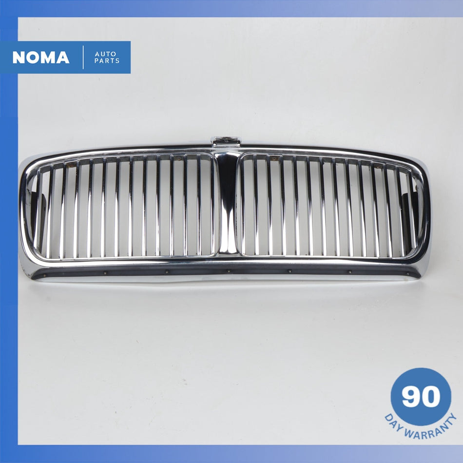 86-94 Jaguar XJ40 XJ6 Radiator Hood Grille Grill Assembly w/ Emblem Chrome OEM