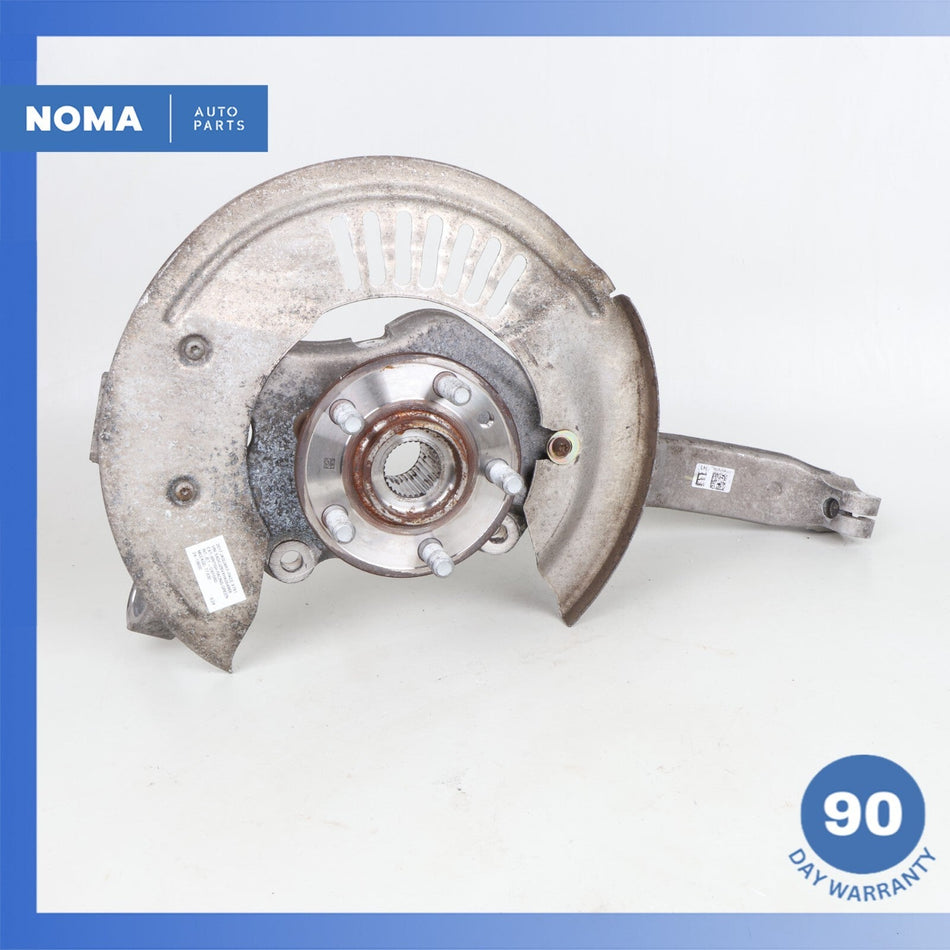 17-21 Jaguar X761 F-Pace Velar Front Left Spindle Knuckle Hub w/ Shield OEM 77k