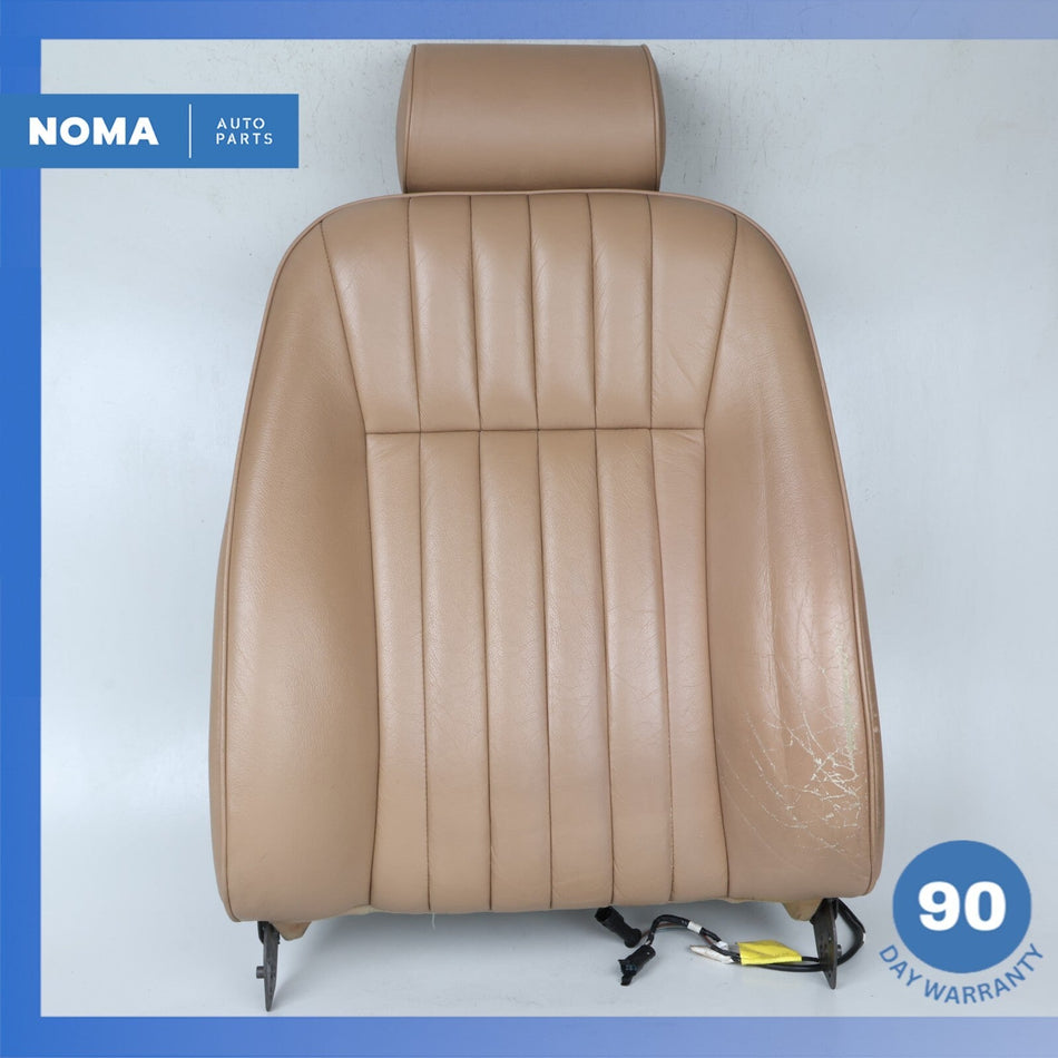 86-92 Jaguar XJ40 XJ6 Front Left Driver Seat Top Upper Cushion Beige OEM