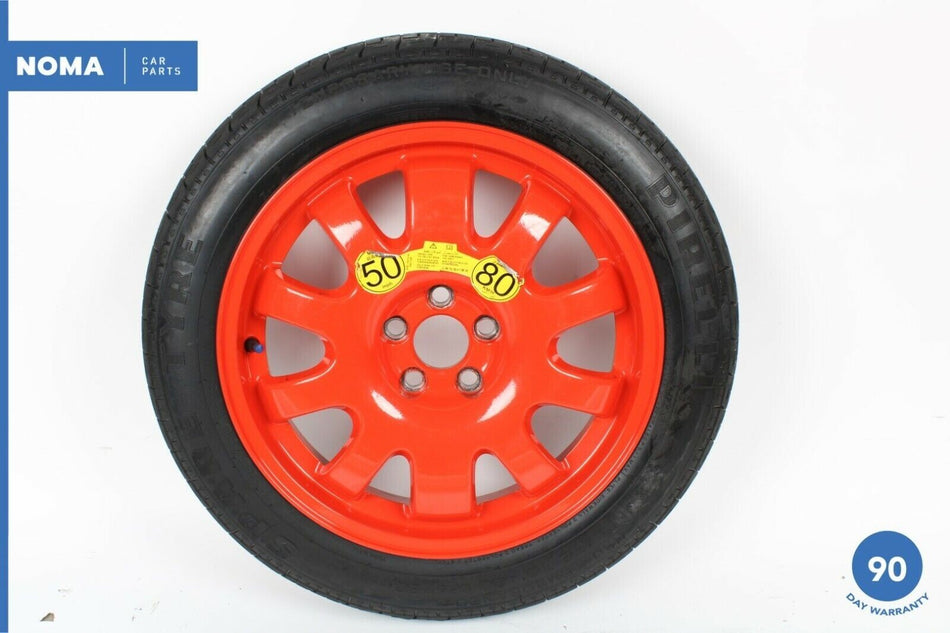 04-21 Jaguar X250 XF XK XJ Emergency Spare Tire Wheel Donut Rim 135 80 18" OEM