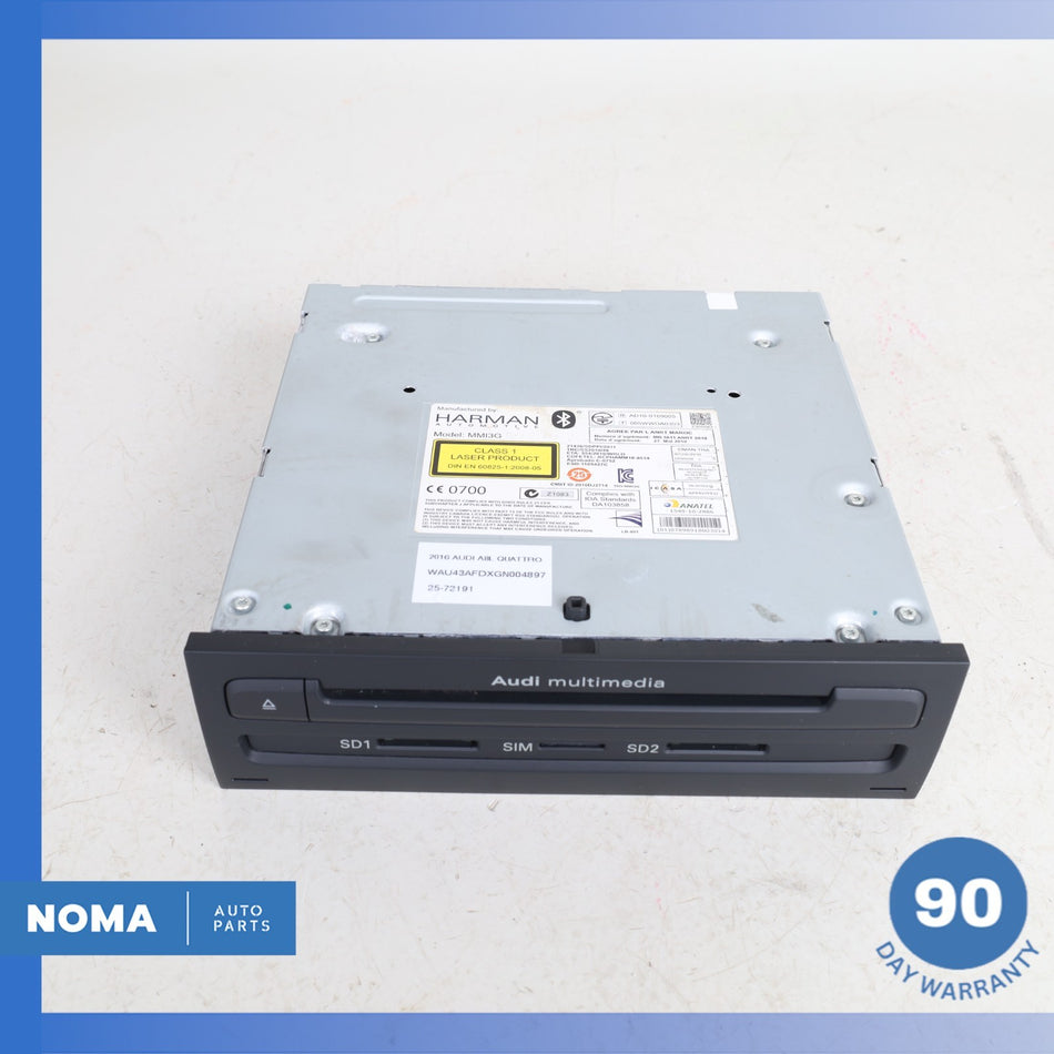 15-18 Audi D4 A8L S8 MID MMI3G Audio Radio Receiver Head Unit AM CD Player OEM