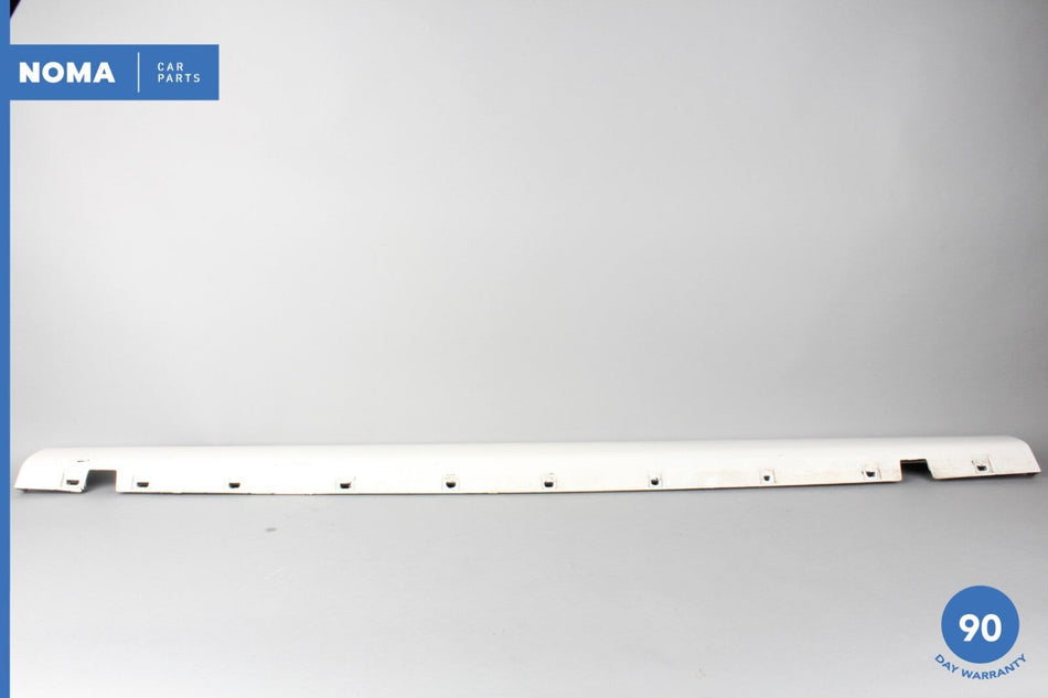 05-08 Jaguar S-Type X204 Left Driver Side Skirt Rocker Molding White NEG OEM