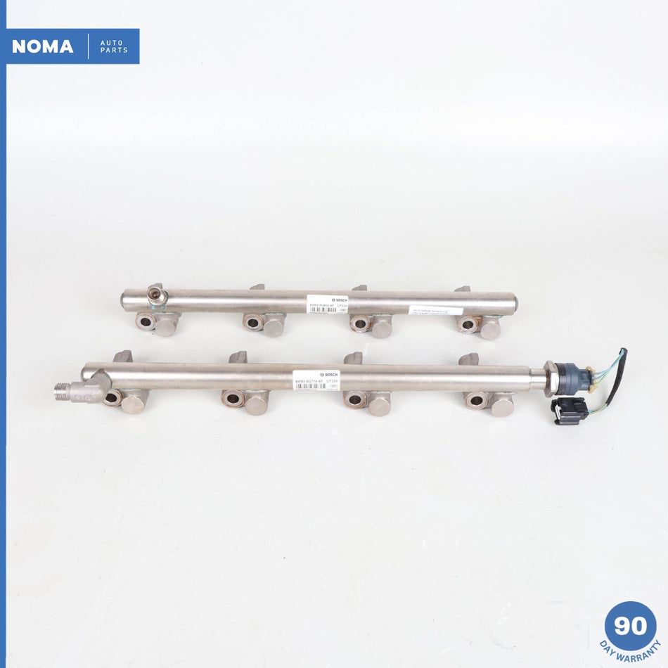 10-16 Range Rover L322 XK 5.0 AJ133 Engine Fuel Injection Rail Set of 2 OEM