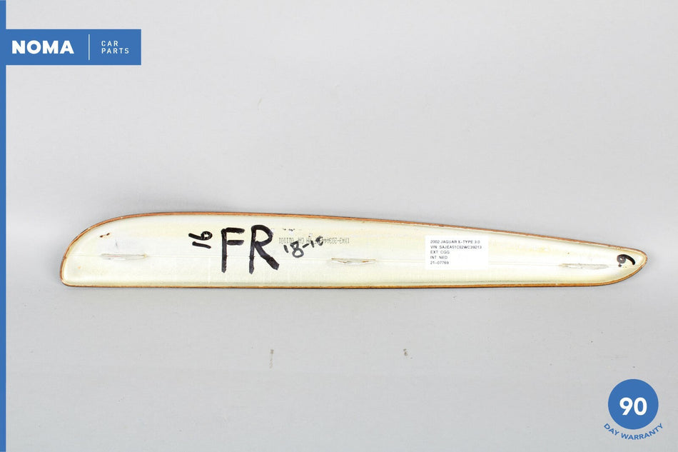 02-08 Jaguar X-Type X400 Front Right Passenger Door Wood Panel Molding OEM