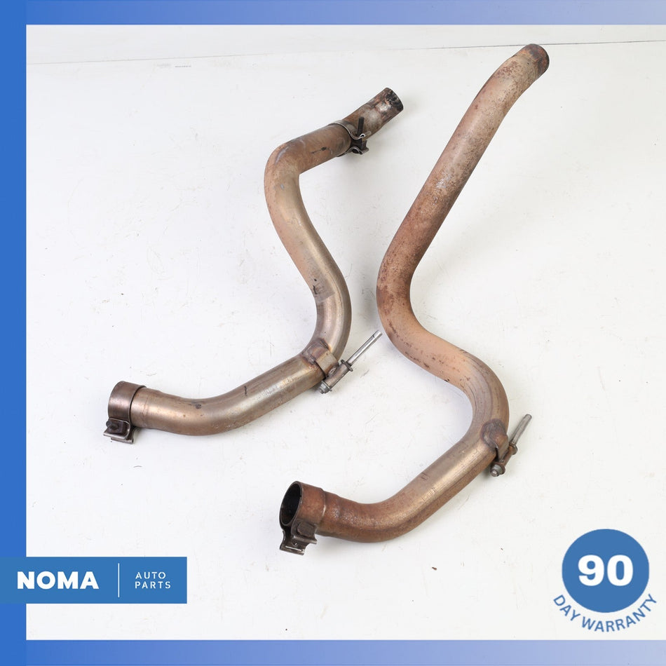 92-96 Jaguar XJS Series 3 Rear Left & Right Side Exhaust Muffler Pipe Set OEM