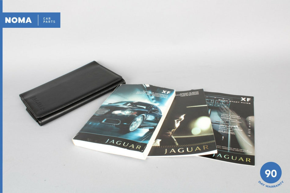 2010 Jaguar X250 XF Driver's Handbook Service Passport w/ Leather Folder OEM