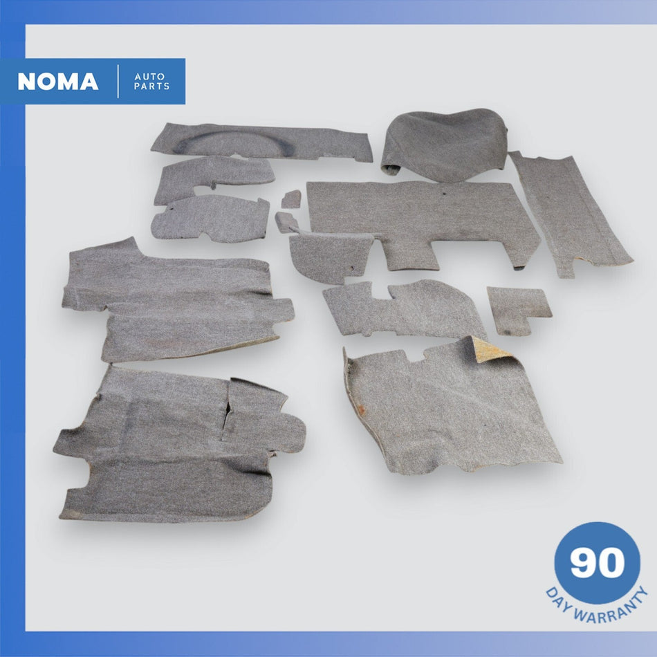 92-93 Jaguar XJS Convertible Trunk Floor Carpet Cover Panel Trim Set OEM