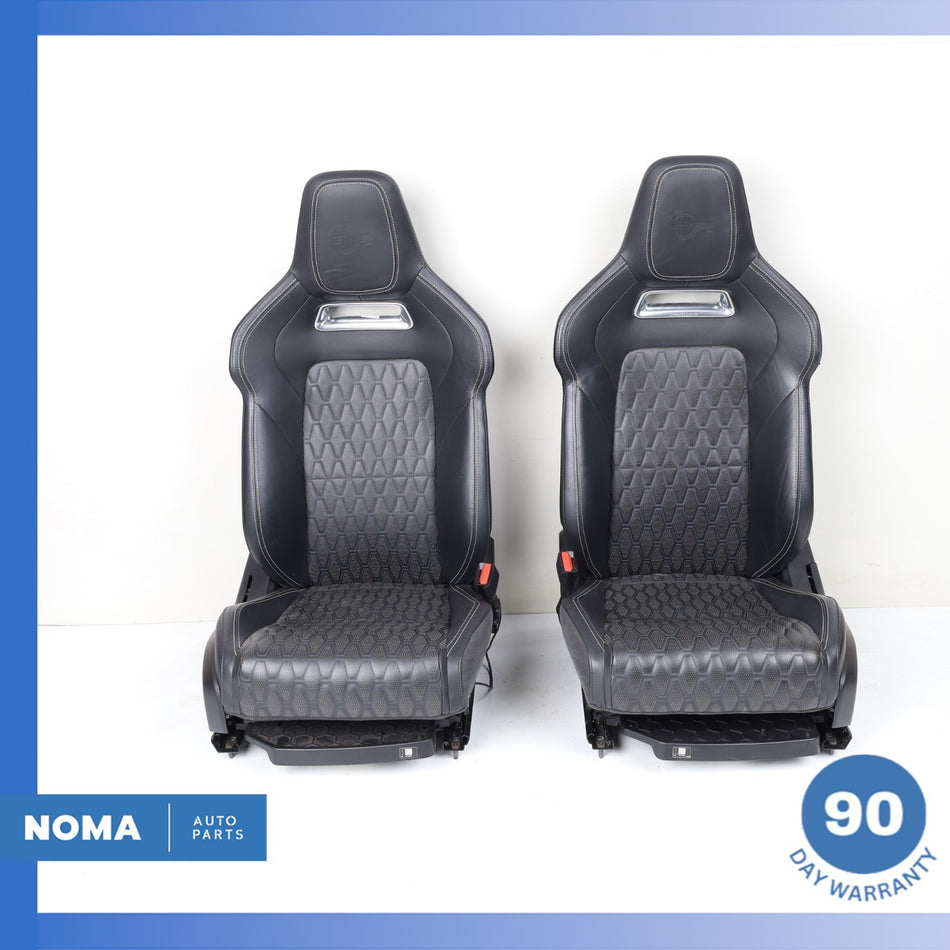 19-20 Jaguar X761 F-Pace SVR Front Right & Left Side Complete Seat Set Black OEM