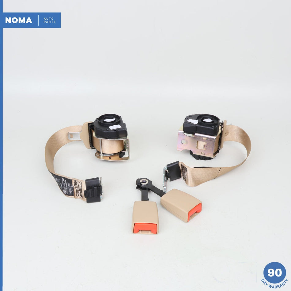 07-15 Jaguar X150 XK XKR Rear Seat Belt Retractor & Seat Buckle Set Beige OEM