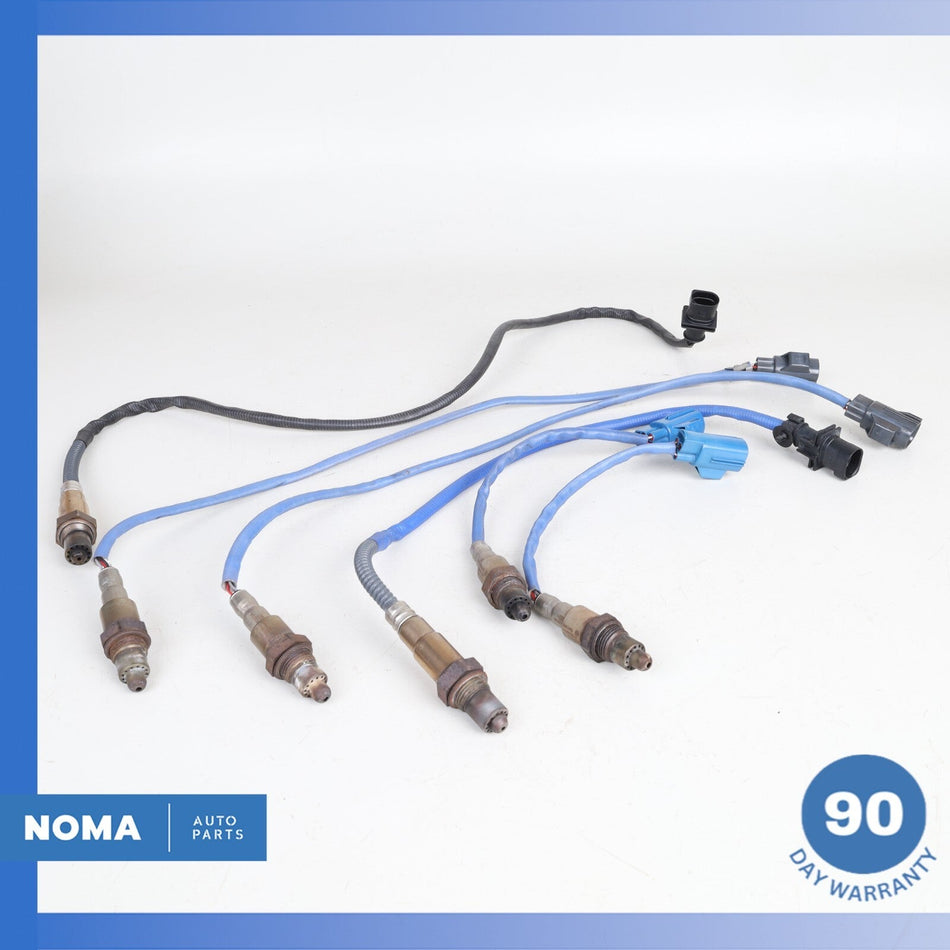 13-19 Jaguar X351 XJ XF Upstream Downstream Heated Oxygen Sensor Set of 6 OEM
