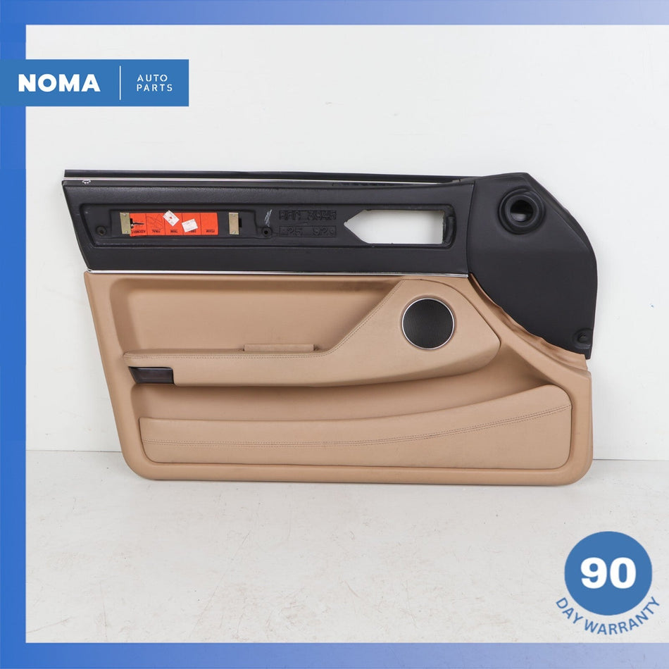 86-92 Jaguar XJ40 XJ6 XJ12 Front Left Side Interior Door Panel Trim Beige OEM