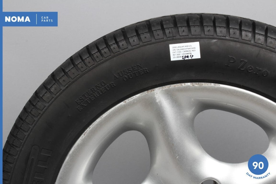 97-06 Jaguar XK8 X100 8Jx17 R17 5 Spoke Alloy Spare Wheel Rim Lamina w/ Tire OEM