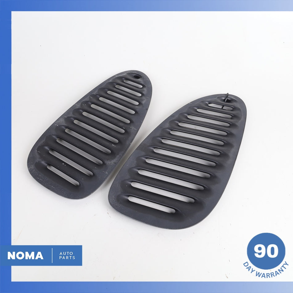00-06 Jaguar X100 XKR Left & Right Side Hood Bonnet Vent Grille Set Gray OEM