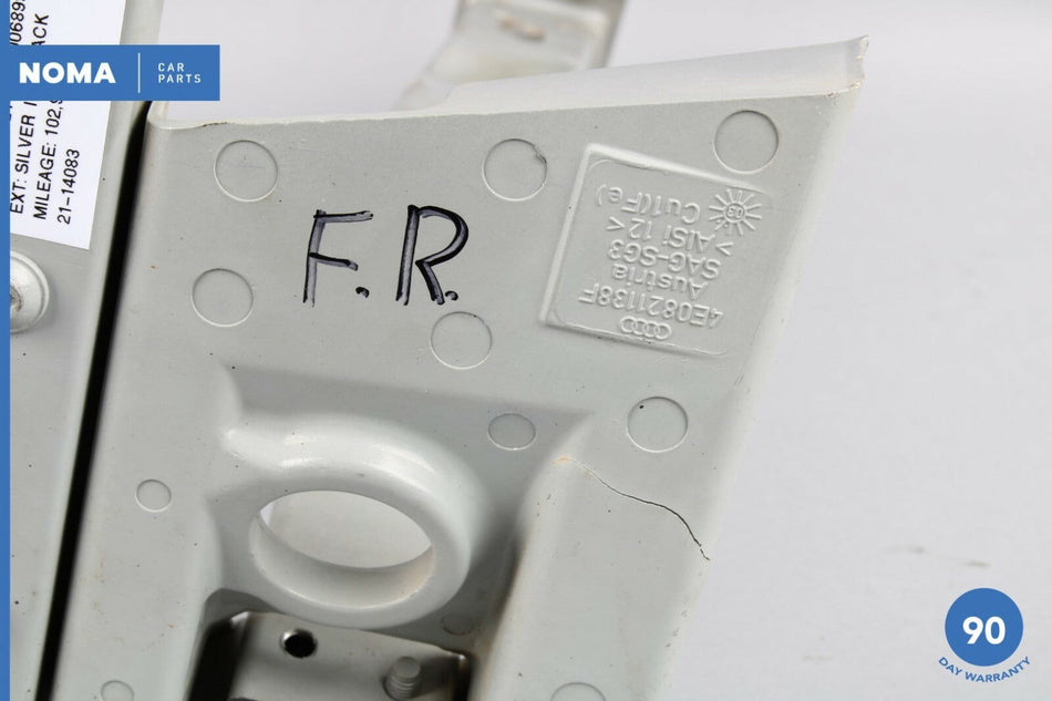 04-10 Audi A8 A8L D3 Quattro Front Right Side Headlight Support Bracket OEM