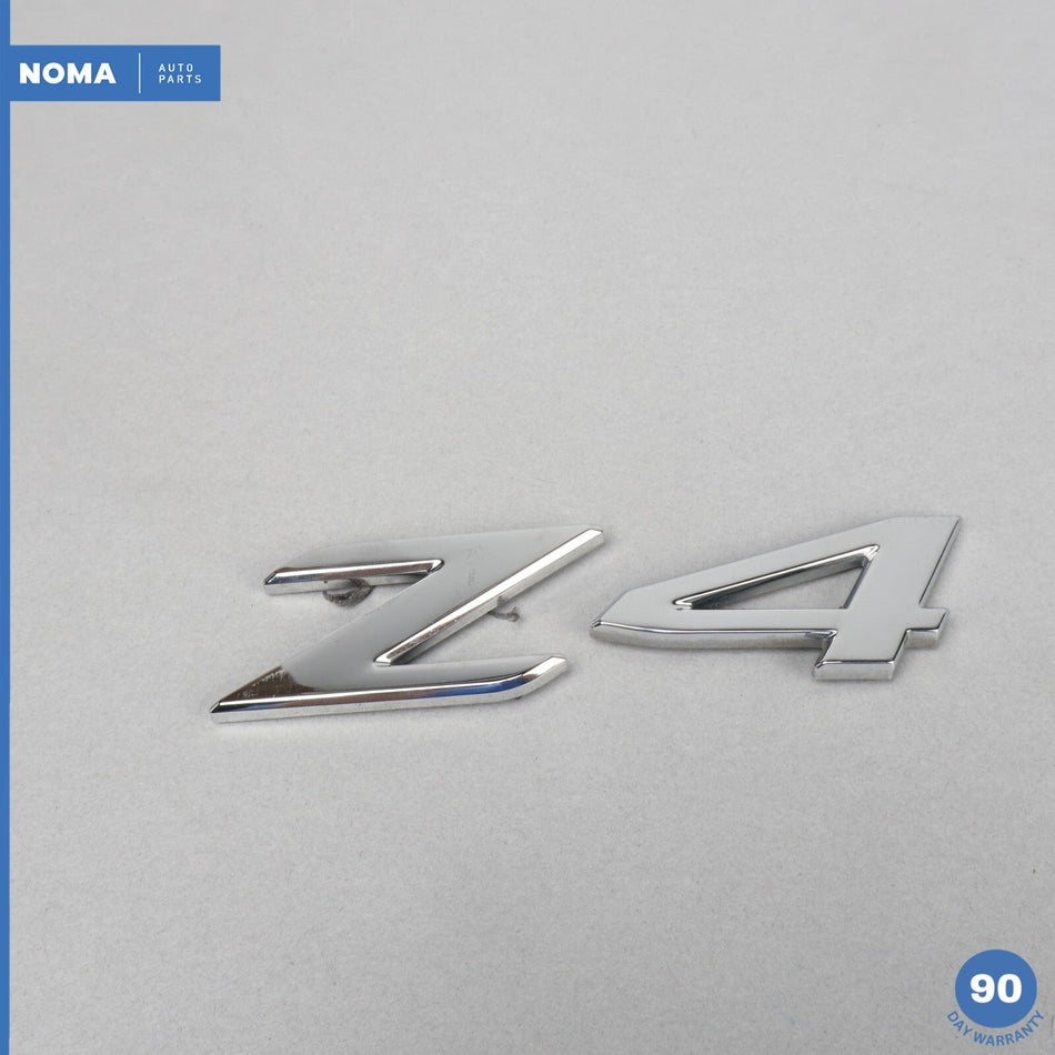 03-08 BMW Z4 E85 Rear Trunk Hatch Boot Emblem Badge Logo Chrome 7114122 OEM