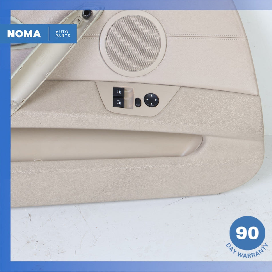 03-08 BMW E85 E86 Z4 Left Driver Side Interior Door Panel Beige OEM