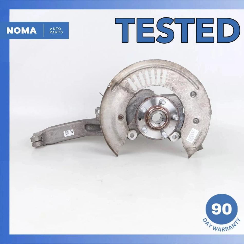 17-21 Jaguar X761 F-Pace Velar Front Right Spindle Knuckle Hub w/ Shield OEM 77k