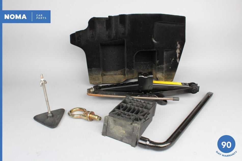 04-09 Jaguar XJ8 XJR VDP X350 X358 Emergency Spare Jack Tool Kit w/ Holder OEM