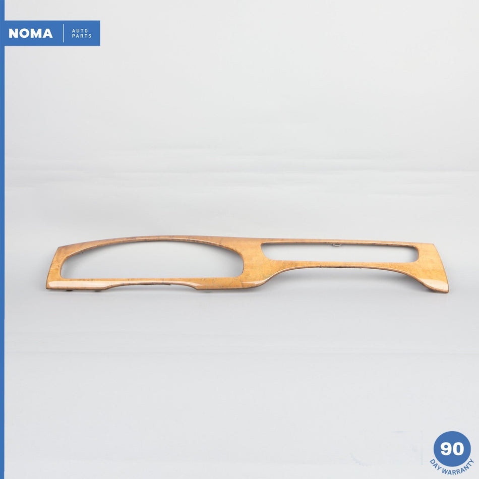 03-08 Jaguar S-Type R X202 Dash Instrument Gauge Cluster Bezel Trim Wood OEM