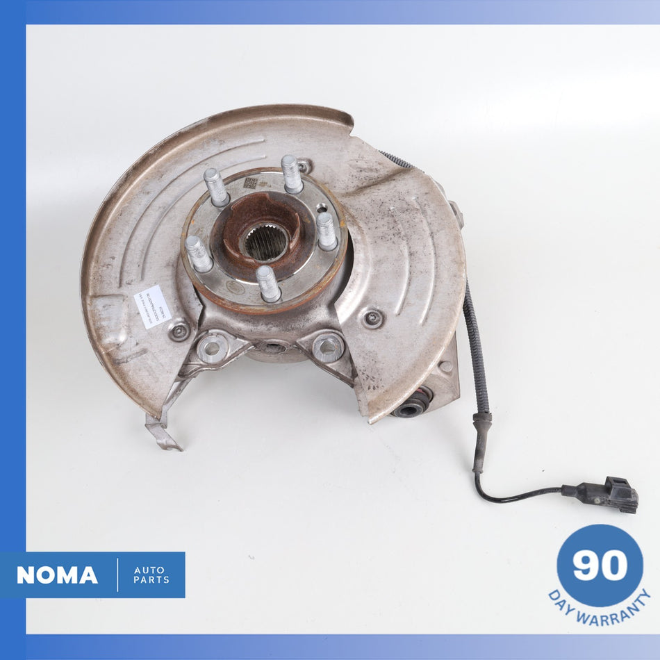 17-21 Jaguar X761 F-Pace Velar Rear Right Spindle Knuckle Hub w/ Shield OEM 50k