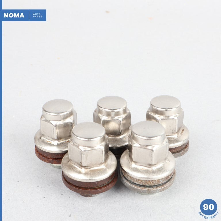 04-09 Jaguar XJ8 XJR VDP X350 Wheel Lug Nuts Bolts Set of 5 1X431012AA OEM