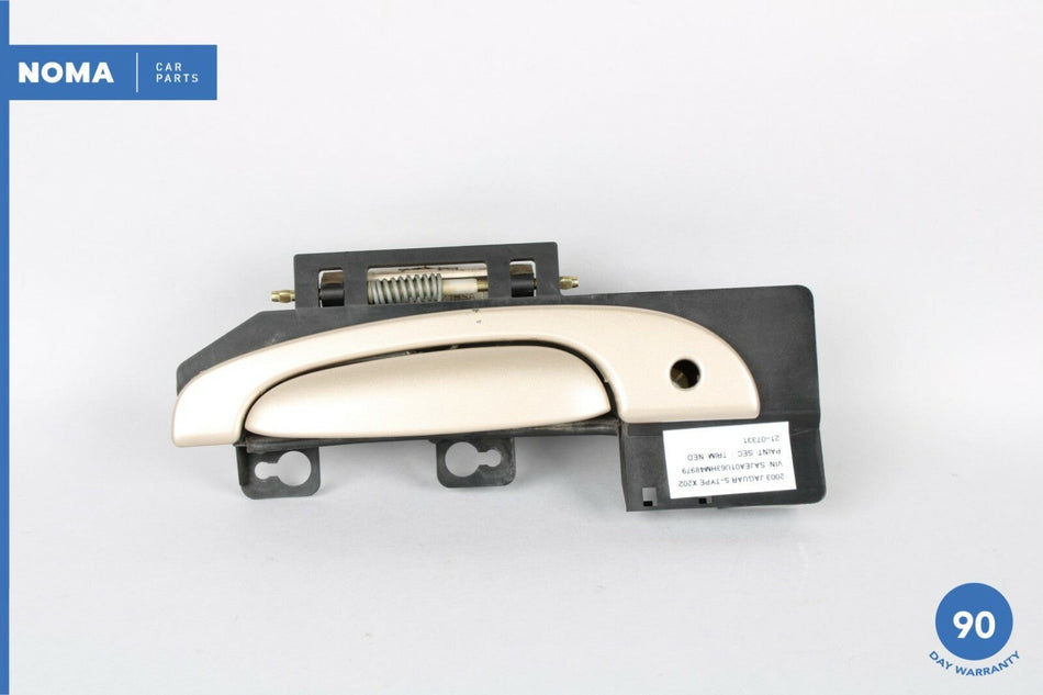 03-08 Jaguar S-Type X202 Front Left Exterior Door Handle XR8322401AD SEC OEM