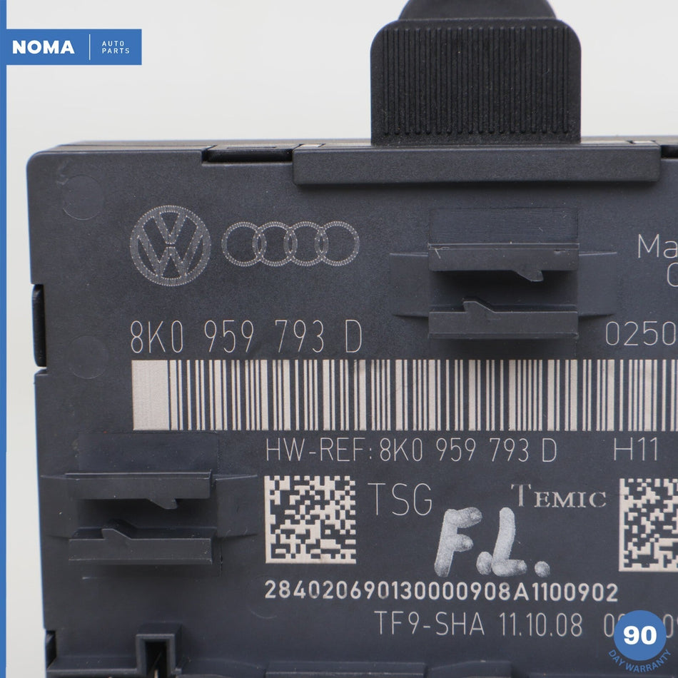 09-10 Audi A4 S5 Q5 A5 S4 Front Left Driver Side Door Control Module OEM