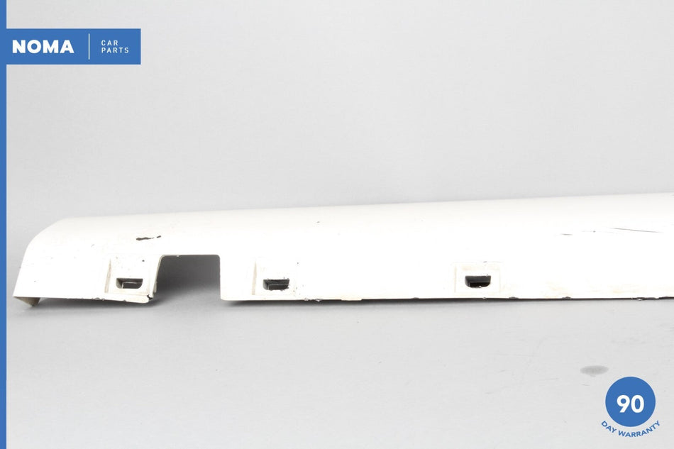 05-08 Jaguar S-Type X204 Left Driver Side Skirt Rocker Molding White NEG OEM