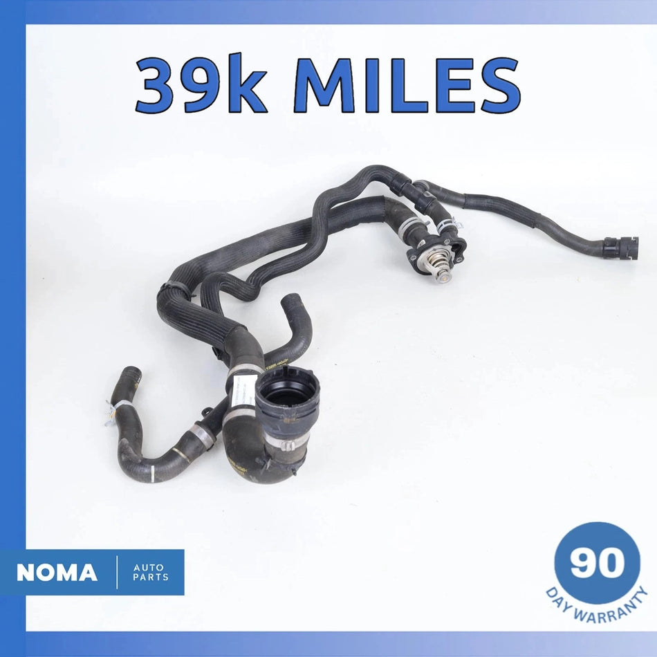 12-17 LR Discovery Sport L550 Engine Cooling Water Hose Set w/Thermostat OEM 39k