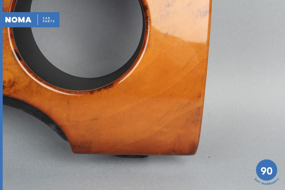 97-98 Jaguar XK8 X100 Left Side Dash Instrument Cluster Bezel w/ Switch Wood OEM