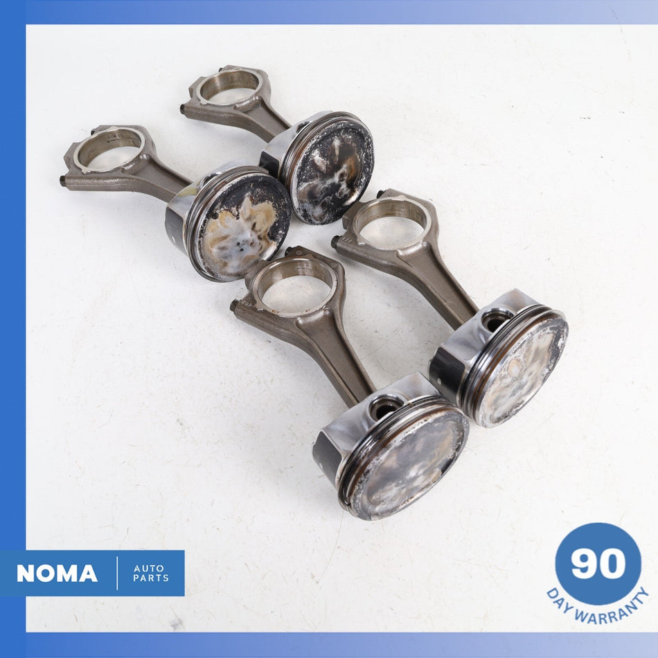 10-23 Jaguar X351 XJ L405 5.0L S/C Engine Piston Connecting Rod Set of 4 OEM 56k