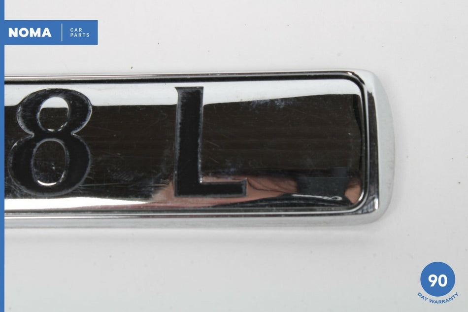 05-09 Jaguar XJ8 Vanden Plas X350 Rear Left Driver Side Trunk Lid Logo Badge OEM