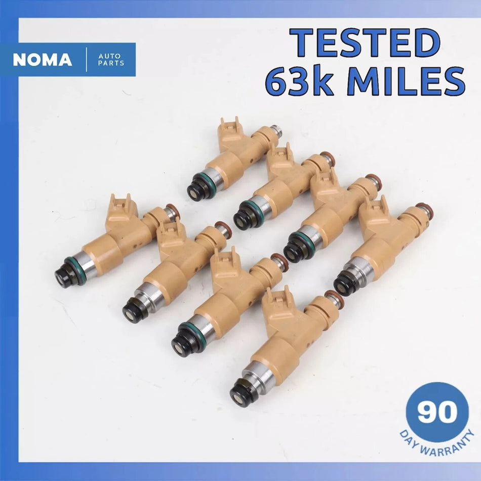 06-10 Jaguar X350 XJ8 S-Type 4.2 N/A Engine Motor Fuel Injector Set of 8 OEM 63k