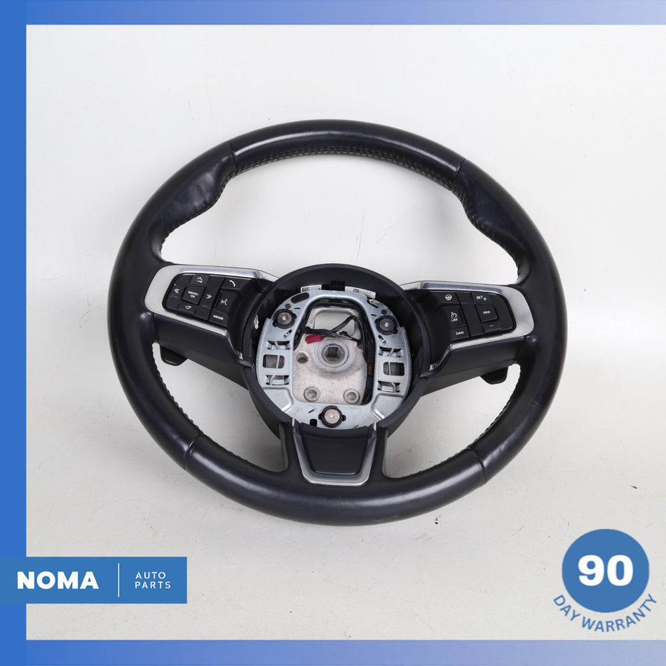 16-21 Jaguar X761 F-Pace XF XE Base Steering Wheel w/ Paddle Shifters OEM 84k