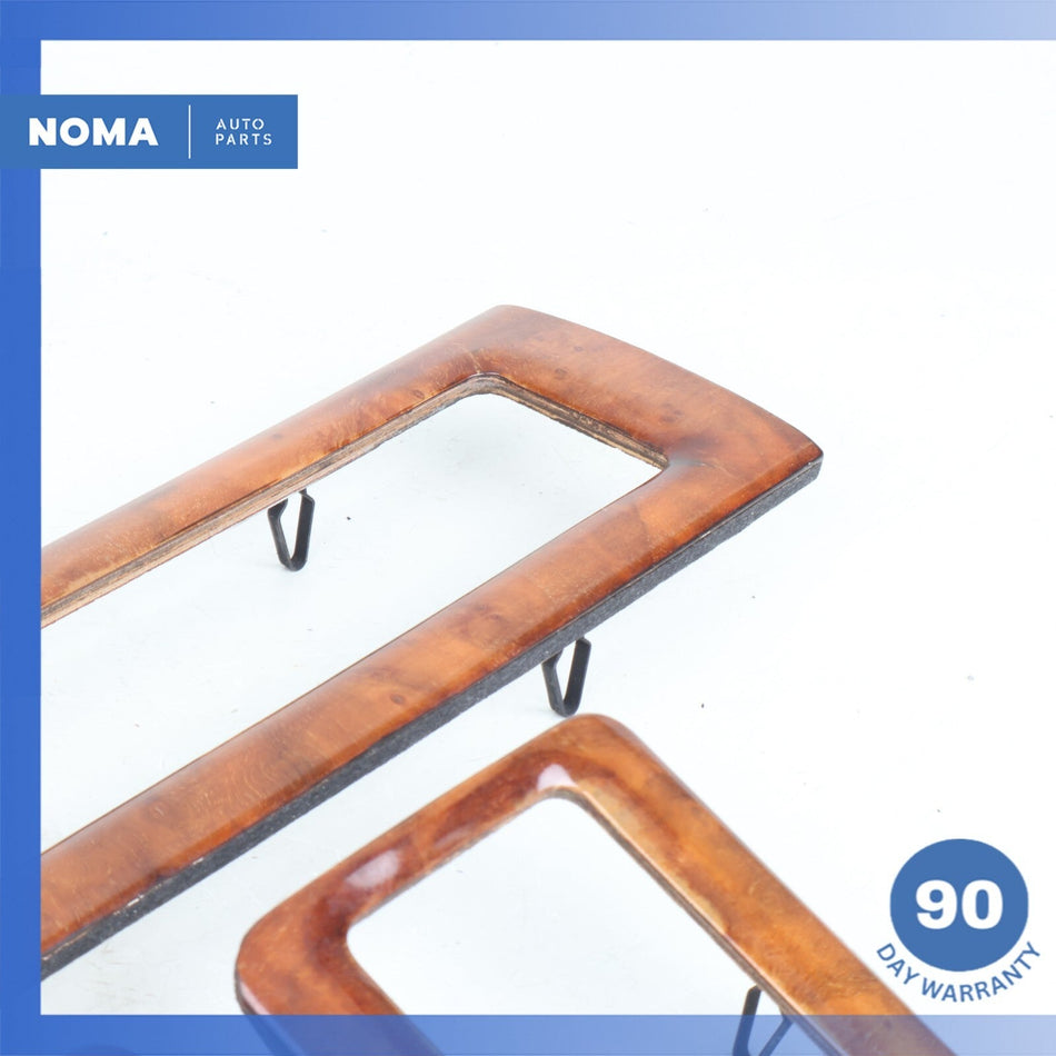 92-96 Jaguar XJS Series 3 Dash Dashboard Vent Bezel Trim Set Wood OEM