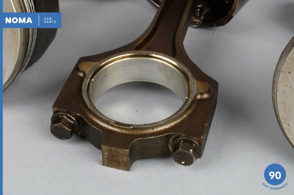 00-08 Jaguar X202 S-Type AJ6 3.0 Engine Motor Piston Connecting Rod Set of 6 OEM