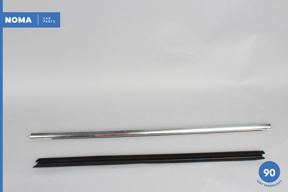 03-08 Jaguar S-Type X206 Front Left Door Exterior Window Molding Chrome OEM