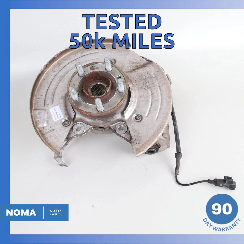 17-21 Jaguar X761 F-Pace Velar Rear Right Spindle Knuckle Hub w/ Shield OEM 50k