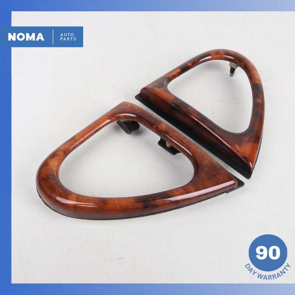 97-06 Jaguar X100 XK8 Front Left & Right Dash Center Console Wood Trim Set OEM